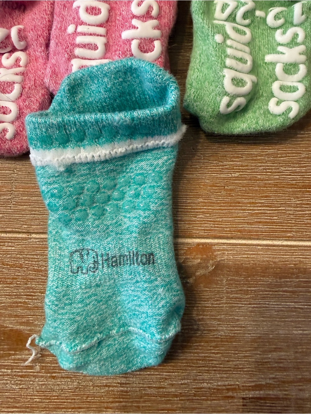 Hamilton Kids Non-Slip Squid Socks - Assorted Colors - Picture 2 of 5